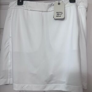 EP Pro White golf Skirt